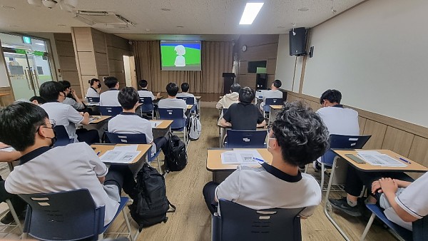 단체 자원봉사자 인권 교육 영상 시청