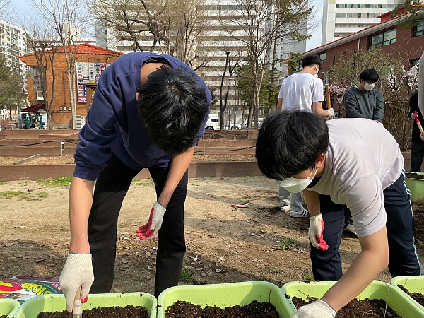 마포고 인터랙트 단체자원봉사활동사진2