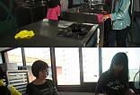 4월 17일 오작교의 날 프로그램 진행 봉사자분들과 아이들함께 돈까스 만들어먹기