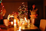 Merry Christmas   Happy New Year 촛불사진