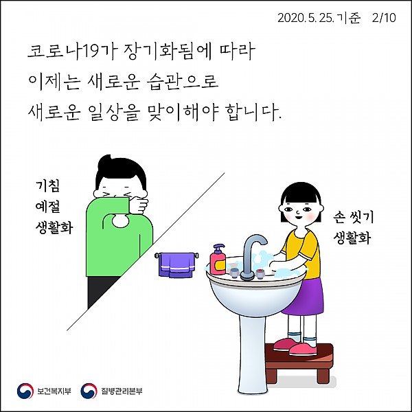 기침예절 생활화 / 손 씻기 생활화